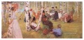 Desayuno al aire libre 1913 Carl Larsson